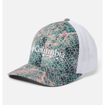 Columbia PFG Camo Mesh Ball, Gorras Rosas Para Hombre | 251748-MKQ